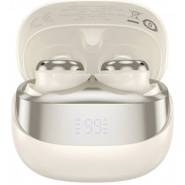 HOCO Handsfree Bluetooth HOCO EW200 (Versiune Milky White), TWS, Alb HOCO Handsfree Bluetooth HOCO EW200 (Versiune Milky White), TWS, Alb