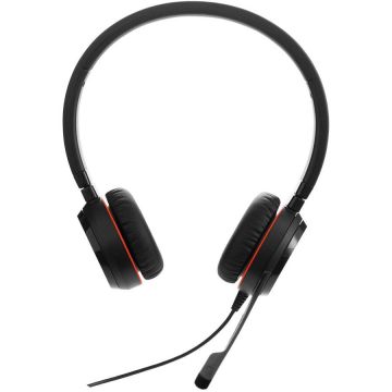 Jabra Casti PC GN Audio 4999-823-369, cu anulare a zgomotului, cablu 1,2m, Negru