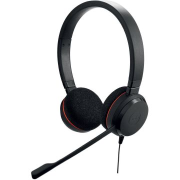 Jabra Casti PC Jabra, 4999-823-169,  cu anulare a zgomotului, cablu 1,2m, Negru