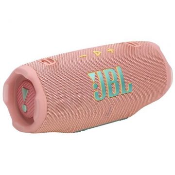 JBL Boxa portabila JBL Charge 6, 45 W, Bluetooth, Autonomie 28 ore, Waterproof, Roz