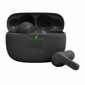 JBL Handsfree Bluetooth JBL Wave Beam, TWS, Negru, Resigilat JBLWBEAMBLK