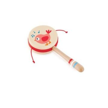 Jucarie din lemn - Zdranganitoare in forma de toba Jucarie din lemn - Zdranganitoare in forma de toba