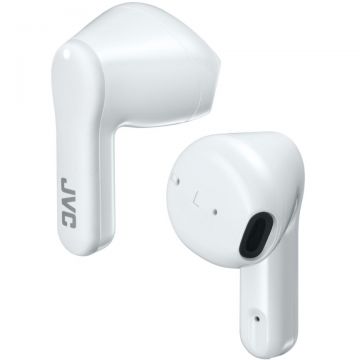 JVC Casti True Wireless JVC HA-A3T-W-U, In Ear, Bluetooth, Microfon, Autonomie 22 ore, Alb