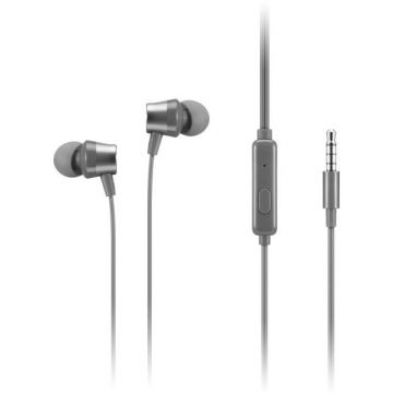 Lenovo Casti intraauriculare Lenovo 110 cu microfon, GXD1J77354, Gri