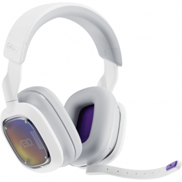 Logitech Casti Gaming Wireless Logitech Astro A30, Multiplatforma PS/PC, Lightspeed, Bluetooth, Alb