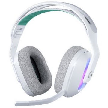 Logitech Casti gaming wireless Logitech G522 Lightspeed, 40 mm PRO-G Drivers, wireless/bluetooth, Alb