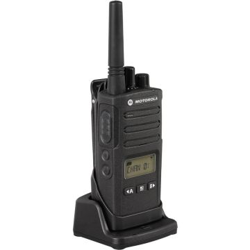 Motorola Statie radio profesionala, Motorola XT460, portabila, 16 canale, PRM 466 MHz, IP 55, Neagra