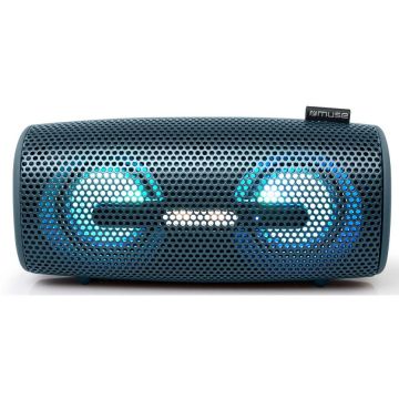 MUSE Boxa portabila Muse M-730 , 2 x 5W, Bluetooth, NFC, IPX4, Bleu