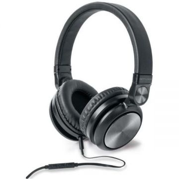 MUSE Casca Over-Ear, Muse M-220 CF, stereo, microfon, Jack 3.5 mm, Negru