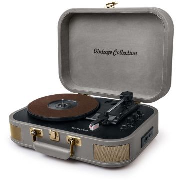 MUSE Pick-up MUSE MT-201 BTG Bluetooth, 2 x 5W, Comutator automat, 45 rpm, USB, Conexiuni multiple, Verde