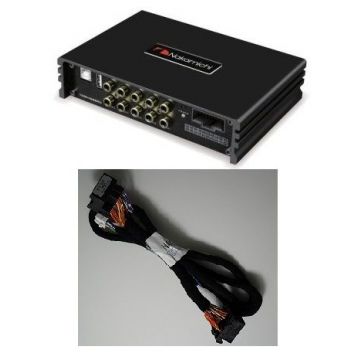 Pachet amplificator RESIGILAT dedicat VW, Skoda, Seat, Mercedes, Audi, Peugeot, Citroen, BMW, Ford, Opel, Porsche, Renault, Smart, NAM-5 DSP Nakamichi NDSK4285