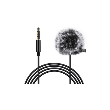 Puluz Microfon lavaliera Puluz PU424 - 1.5m, mufa jack 3,5 mm DESIGILAT