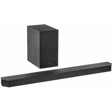 Samsung Soundbar Samsung HW-Q600F, 3.1.2, 380W, Bluetooth, Wi-Fi, Subwoofer wireless, Dolby Atmos, HDMI eARC, Negru Titan