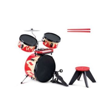 Set tobe si orga de jucarie din lemn pentru copii Set tobe si orga de jucarie din lemn pentru copii