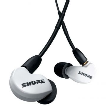 Shure Casti intraauriculare Shure AONIC 215, Cablu Jack 3.5MM, Alb