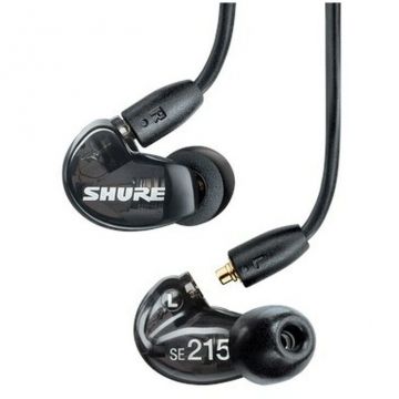 Shure Casti intraauriculareShure Aonic 215 , cu traductor unic si cablu de 3,5 mm, Negre