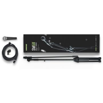 Shure Microfon Shure SM58, set 3 piese, negru, 51x162mm