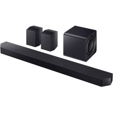Sistem Home Cinema Samsung HW-Q990F, 11.1.4, Bluetooth, Wi-Fi, Subwoofer & Kit wireless, Wireless Dolby Atmos, Black Titan Sistem Home Cinema Samsung HW-Q990F, 11.1.4, Bluetooth, Wi-Fi, Subwoofer & Kit wireless, Wireless Dolby Atmos, Black Titan