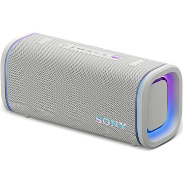 Sony Boxa portabila Sony ULT FIELD 5 SRS-ULT50W, Bluetooth 5.3, 2 moduri ULT Power Sound, Lumini 360, Autonomie 25 ore, Rezistenta la apa IP67, Alb