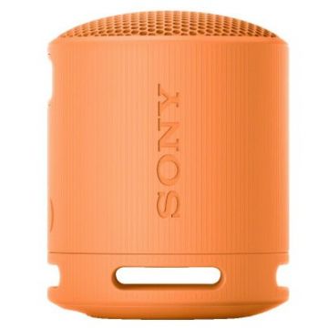 Sony Boxa portabila wireless Sony SRS-XB100D, Bluetooth v5.3, Fast-Pair, IP67, Autonomie 16 ore, USB Type-C, Portocaliu