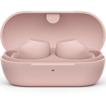 Sony Casti In-Ear Sony WF-C710NP, True Wireless, Noise Cancelling, Bluetooth, Microfon, Multipoint, Fast Pair, Quick Charge, IPX4, Autonomie baterie 40 ore, Roz
