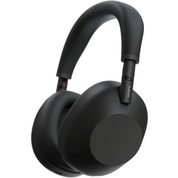 Sony Casti Over the Ear Sony WH-1000XM6B, Wireless, Bluetooth, Hi-Res Audio, Noise cancelling, Autonomie 30 ore, Microfon, Alexa si Google Assistant, Design pliabil, Negru