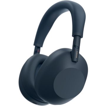 Sony Casti Over the Ear Sony WH-1000XM6L, Wireless, Bluetooth, Hi-Res Audio, Noise cancelling, Autonomie 30 ore, Microfon, Alexa si Google Assistant, Design pliabil, Albastru