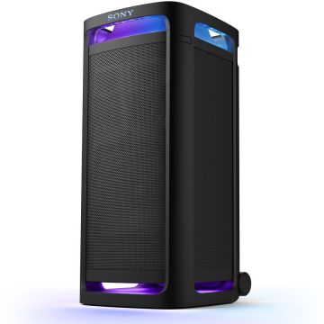 Sony Sistem audio Sony ULT TOWER 9AC, Bluetooth 5.3, 2 moduri ULT Power Sound, difuzoare X-Balanced, sunet si lumini 360, functii pentru petrecere, Negru