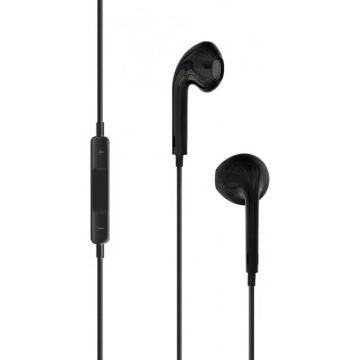 Tellur Casti in-ear cu fir ,Tellur Basic Urban, microfon, mufa Jack 3.5 mm, negru