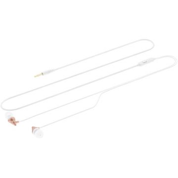 Tellur Casti in-ear cu fir, Tellur Magiq, microfon, mufa Jack 3.5 mm, Alb/Roz