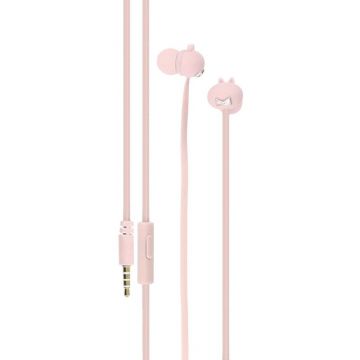 Tellur Casti In-Ear cu fir, Tellur Pixy, Microfon, mufa Jack 3.5 mm, Roz