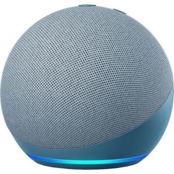 Boxa portabila Amazon Echo Dot 4th Gen, Wi-Fi, Bluetooth, Cu Asistent Personal Alexa (Albastru)