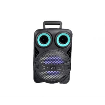 Boxa Portabila TWS Wireless Bluetooth/FM/AUX/TF/USB, 1000W PMPO, Display si Lumini LED, Microfon, Telecomanda