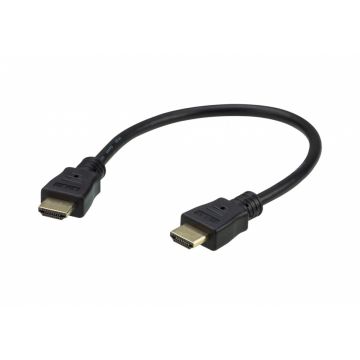 Cablu HDMI True 4K@60Hz 0.3m T-T Negru, ATEN 2L-7DA3H