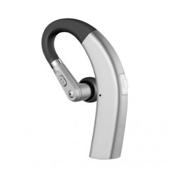 Casca Bluetooth Techstar® M11 Argintiu, Ultra Usor 10g, Comfortabil, HD, Noise Canceling, 10gr