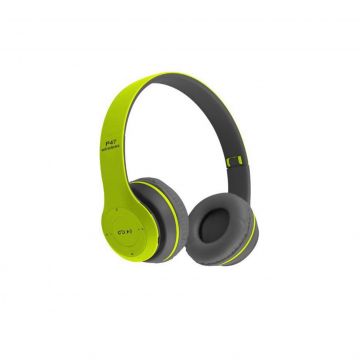 Casti bluetooth FOXMAG24®, 5.0EDR, cu MP3, Radio, Verde