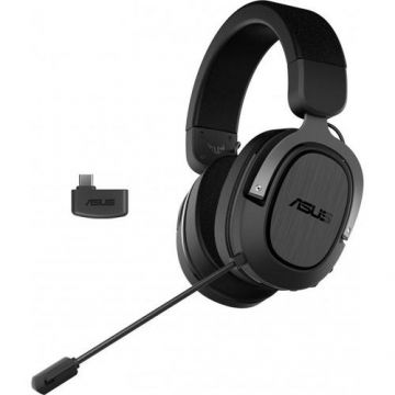 Casti Gaming Wireless ASUS TUF Gaming H3, USB-C, Sunet surround virtual 7.1 (Negru)