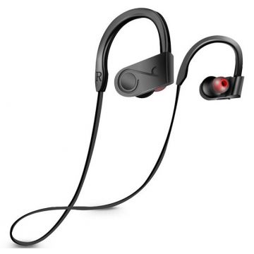 Casti Wireless Techstar® K98, Negru, Bluetooth 4.1, HiFi, Cip CSR