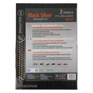 Insonorizant Premium auto STP Black Silver Speaker Kit, 1,8mm, 0,2m2