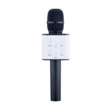 Microfon wireless pentru karaoke FOXMAG24, cu boxe incluse, negru