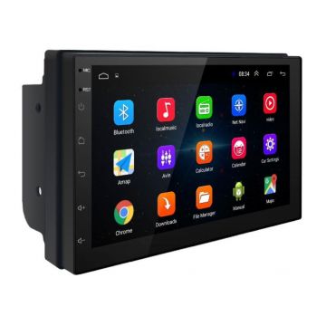 Navigatie Auto Multimedia 7168 Techstar® 2DIN Android 8.1 GPS Radio Wi-Fi Display 7 inch Quad Core MP5 Player