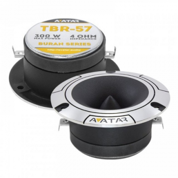 Tweeter auto Avatar TBR 57, set 2 bucati, 100mm, 150W Tweeter auto Avatar TBR 57, set 2 bucati, 100mm, 150W