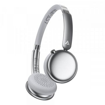 AceFast Casti Stereo Wireless Acefast H8, Bluetooth, A2DP, ANC, Argintiu