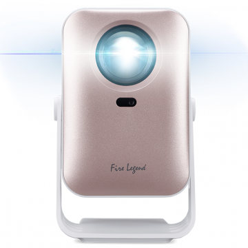 Acer Videoproiector AOPEN Fire Legend QH31s, LCD, 720p, 150 ANSI, LED, HDMI, Boxe, Roz