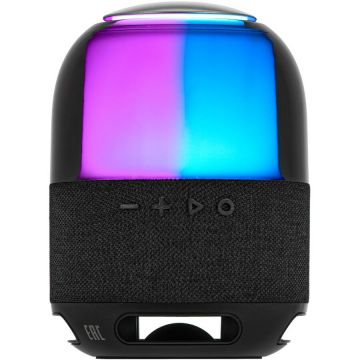 ADLER Boxa portabila Adler AD 1904, 8 W, Bluetooth, Lumina RGB, Radio FM, USB-C, Negru
