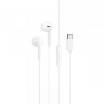 Borofone Handsfree USB-C Borofone BM99 Star, Alb