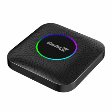 Carlinkit Adaptor Carplay / Android Auto Wireless Carlinkit TBox Ambient pentru Apple iPhone / Android Series, 4GB RAM / 64GB