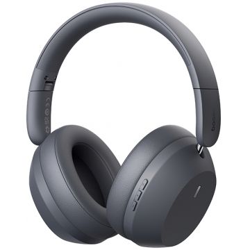 Casti Baseus Over-Ear, Bass 35 Max Bluetooth Grey