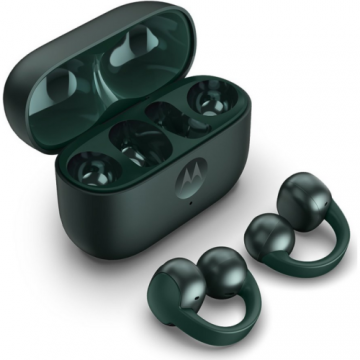 Casti Bluetooth Moto Buds Loop Verde Inchis