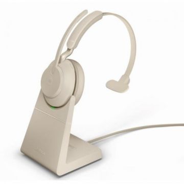 Casti Evolve2 65 Link380c UC Mono Stand Beige